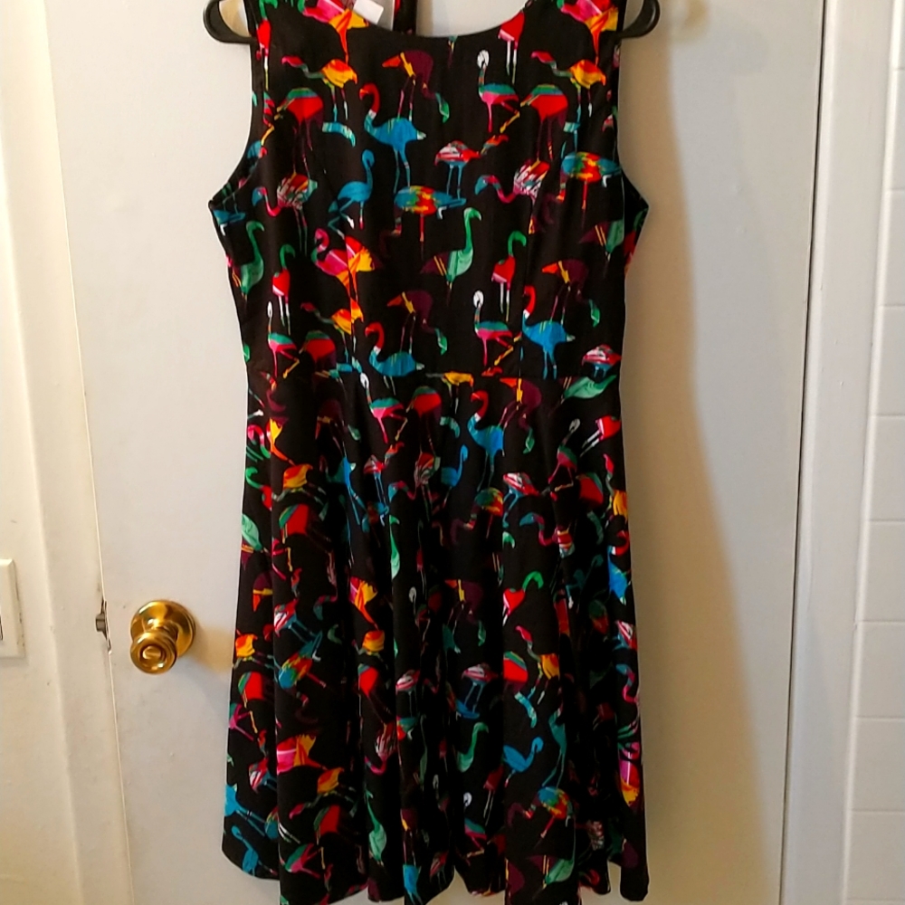 Beautiful flamingo dress
